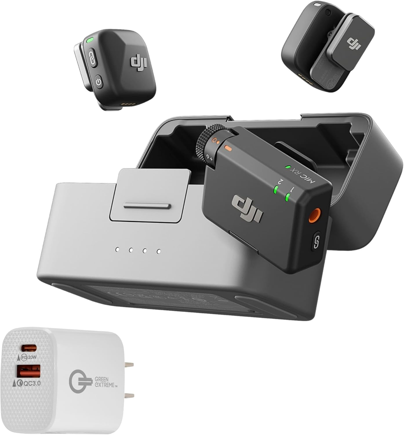 DJI Mic Mini - 2 TX + 1 RX + Charging Case DJI Mic Mini - 2 TX + 1 RX + Charging Case